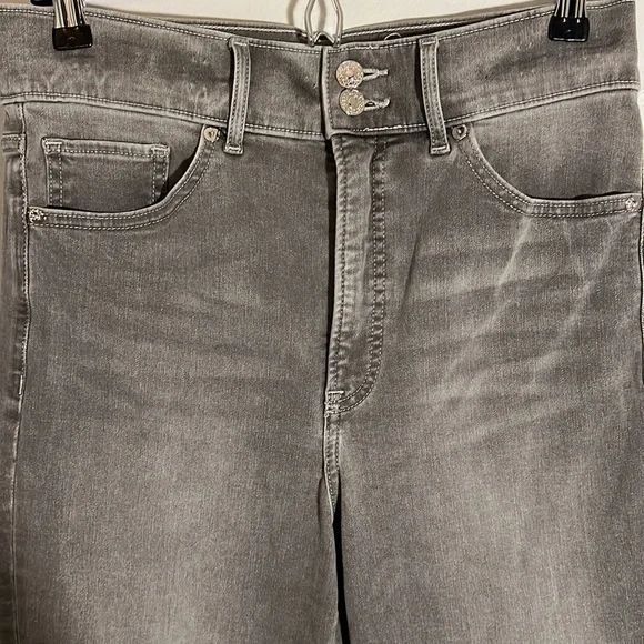 Express Slim Super high waist super soft grey jean - Picture 5 of 8